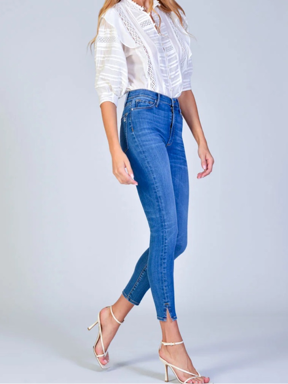 BLACK ORCHID DENIM Kate super high rise skinny jeans Do it for Love -28-NWT!